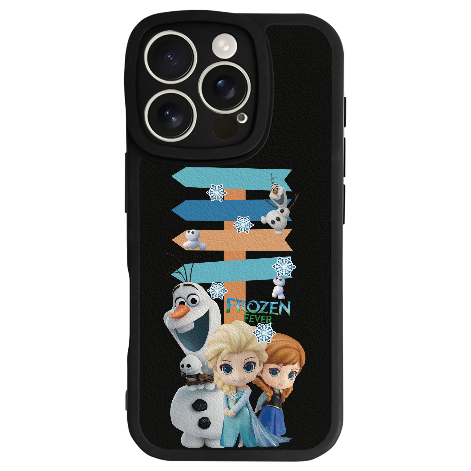（画像用） アナと雪の女王 アンナ エルサ Frozen Anna Elsa 【iPhone 16シリーズ対応】シリコンスマホケース（レザー調） 材質：シリコン